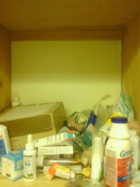 cabinet - before